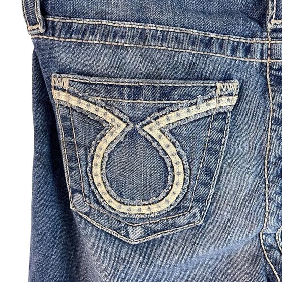 Big Star Distressed Denim Bermuda Shorts Size 27 - Picture 10 of 12